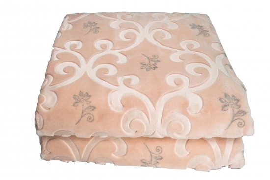 Tagesdecke Bett in Pastell Rosa