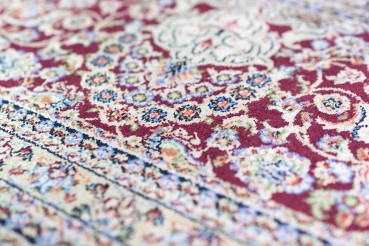 Teppich Orientalisch in creme rot blau