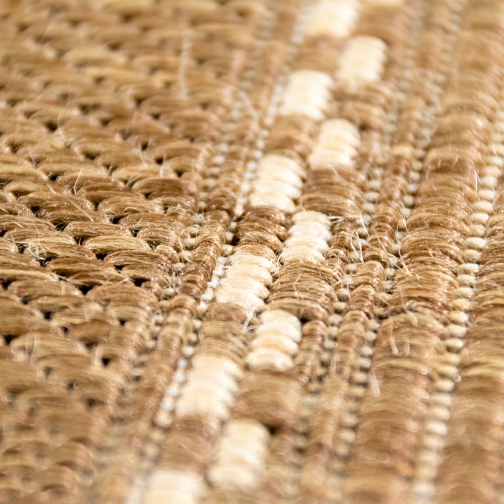 Teppich Sisal Optik Braun Beige