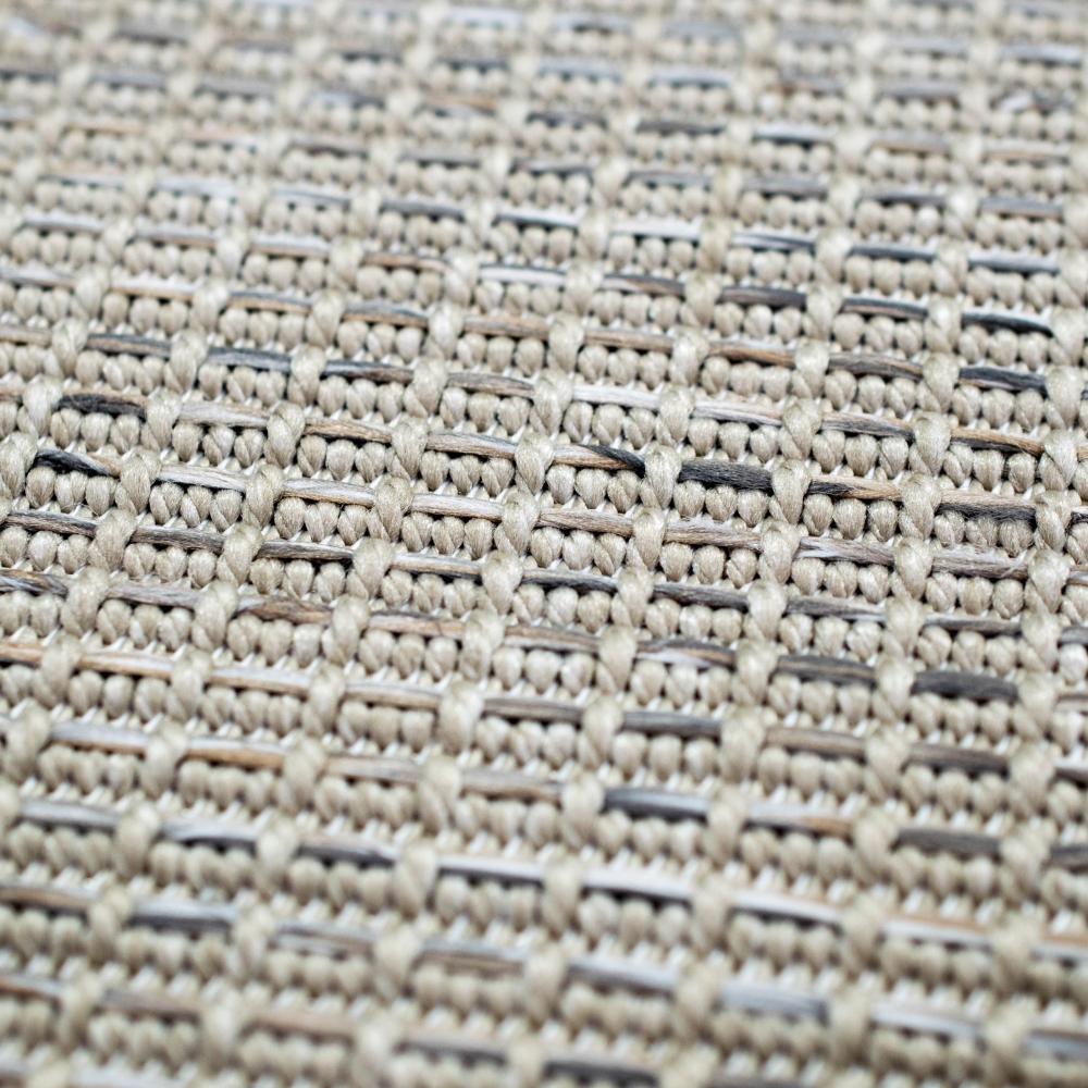 In- & Outdoor Teppich Sisal beige grau