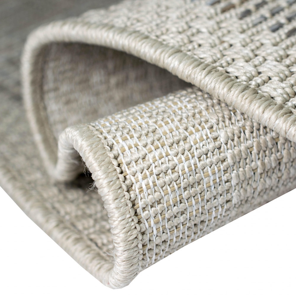 In- & Outdoor Teppich Sisal beige grau