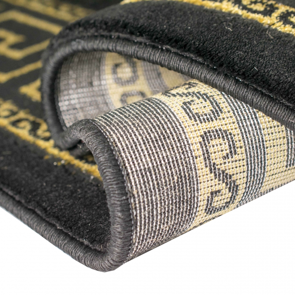 Teppich Modern Muster in schwarz gold