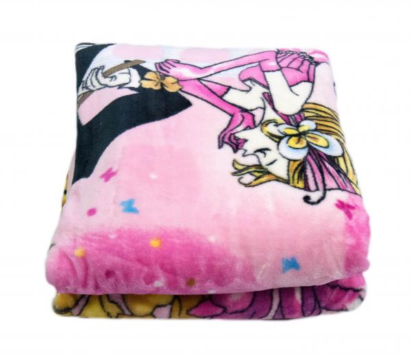 Wohndecke Prinzessin mit Serenat Design Pink